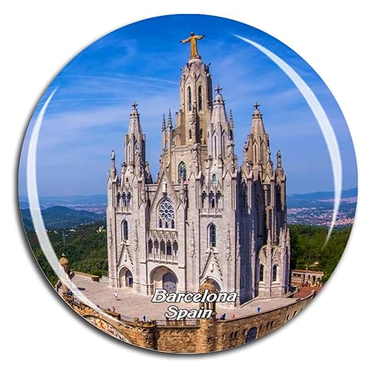 Weekino España Tibidabo Moutain Barcelona Imán de Nevera 3D de ...