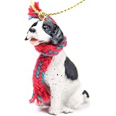 Conversation Concepts Pointer Tiny Miniature One Christmas Ornament Black-White - Delightful!