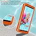 Temdan Samsung Galaxy Note 8 Floating Case Shockproof Lifejacket Case for Samsung Galaxy Note 8 -Orange