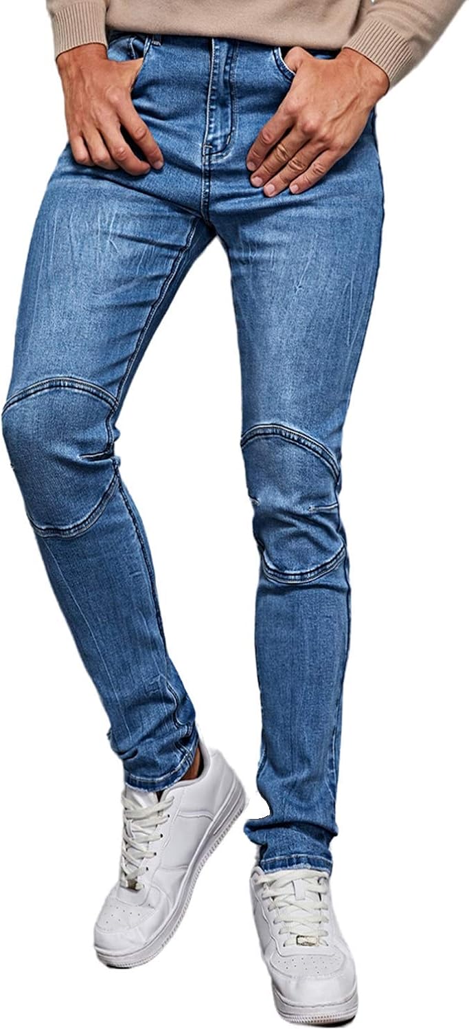 men's straight leg stretch jeans