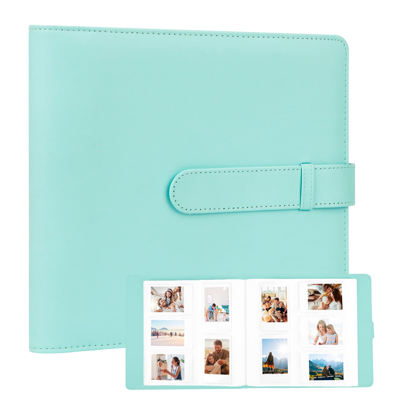 360 Pockets Photo Album for Fujifilm Instax Mini Camera, Polaroid Camera, for Fujifilm Instax Mini 11 12 9 40 Evo Liplay 8 7+ Instant Camera (Green)