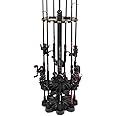 KastKing V16 Fishing Rod Rack - Fishing Pole Rack Holds Up to 16 Fishing Rods or Combos, Lightweight and Durable ABS Construction, Space-Saving Fishing Rod Holders for Garage