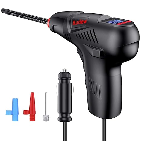 Hand Air Pump For Car Tires, Amazon Com Audew Portable Air Compressor Pump 12v Hand Held Tire Inflator Digital Tire Pump For Car Motorcycle Bike And Other Inflatables Automotive, Hand Air Pump For Car Tires