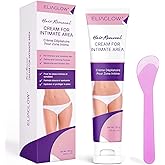 Hair Removal Cream for Women: Sensitive Depilatory Cream for Bikini, Private Areas, Pubic, Body, Legs, and Underarms - Gentle