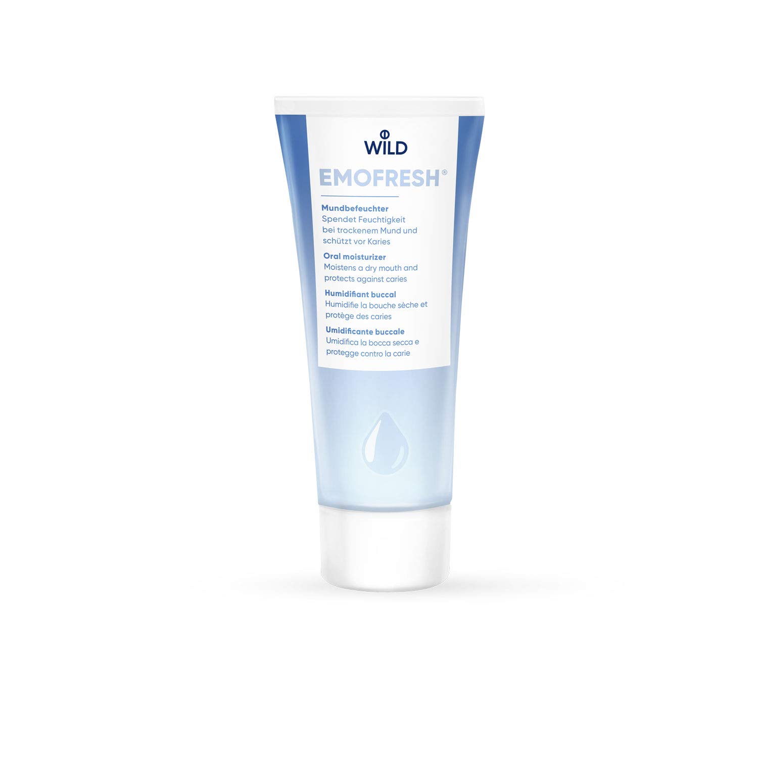 EMOFRESH Oral Moisturiser – Swiss Made - Moisturises Dry Mouth of Any Origin and Protects Against Caries, 75ml
