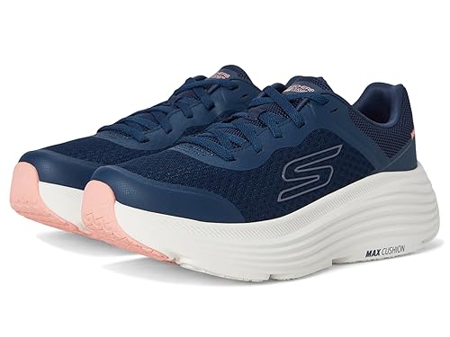 Skechers Women's Max Cushioning Endeavour Canova Sneaker, Navy/Pink, 7.5