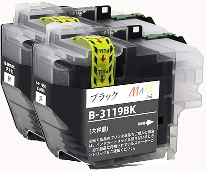 Amazon Co Jp Brother Lc3119 4pk Ink Cartridge Compatible With Increased Volume Indicator Ic Chip Max Ink Maxx Ink Brother Black 2 Computers Peripherals