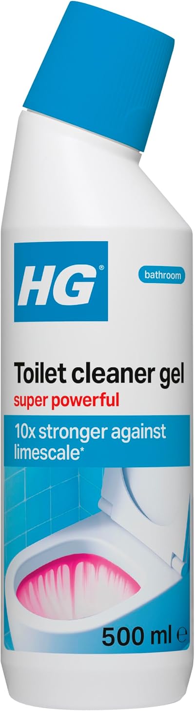 HG Toilet Cleaner Gel Super Powerful 500ml limescale stain remover