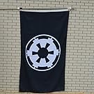 Fyon Large Galactic Empire Black Landscape Flag 3X5Ft