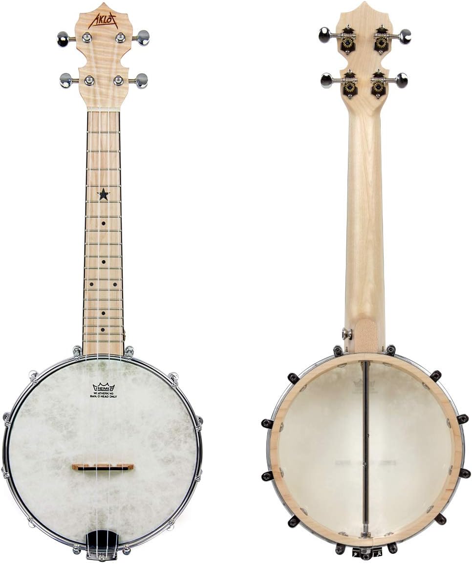 Aklot Banjo Ukulele Concert 23 Inch Remo Drumhead Open Back Maple Body 1 18 Advanced Tuner With Tow Way Truss Rod Gig Bag Tuner String Strap Picks Musical Instruments Dj Banjos Mymobileindia Com