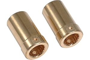 RC HUB RC-Hub 2Pcs RC Rear Cup Axle Adapter Brass Knuckles Weights for 1/10 AXIAL Wraith 90018 RR10 RC Crawler Car