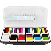 FUSION BODY ART Quality Face Painting Palette - Carnival Kit | Hypoallergenic Safe & Non-Toxic - Makeup Face Paint Kit | Perfect for Birthday Parties | Cosplay Washable Paints
