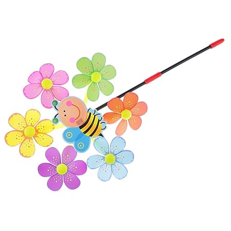 ShoppingLane New Ferris Wheel Windmill Wind Rotator Kids Garden Fun Beach Lawn Toy Random