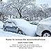 MCAR Windshield Snow Cover with Two Free Mirror Covers – Double Side Design & Huge Size Fit Most Cars, Trucks, SUVs, Vans – Snow, Ice, Frost, UV Full Protection – Windproof Car Windshield
