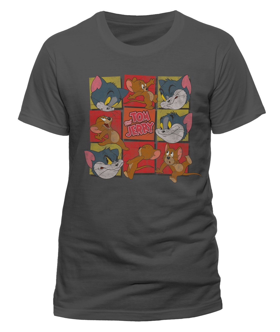Tom And Jerry Squares T Shirt Minaze