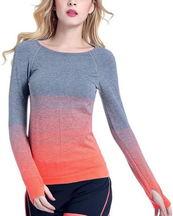 Handfly Mujeres Gym Camisa Deportiva Yoga Top Fitness Correr ...