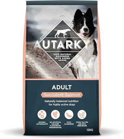 Autarky Hypoallergenic Succulent Salmon Dry Dog Food 12 kg
