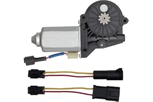 HXHAUTO 2 pins Power Window Motor Compatible with Ford F-550/F-450/F-350/F-250 Super Duty Front Left/Rear Left Driver Side 1999，Replace for F81Z1523395AA F81Z1523395BA F81Z15233V95AARM 742-186
