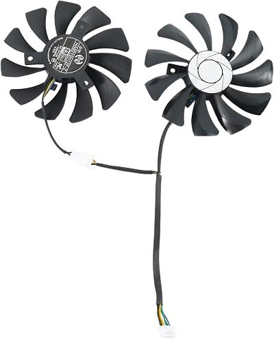Bumdenuu 85mm Graphics Card Fan 4Pin for GTX 1060 OC 6G GTX 960 P106-100