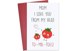 Hincoo Mother's Day Card for Mom - Funny and Happy Card from Daughter or Son, Funny Mothers Day Cards, Mother Gifts For Mom