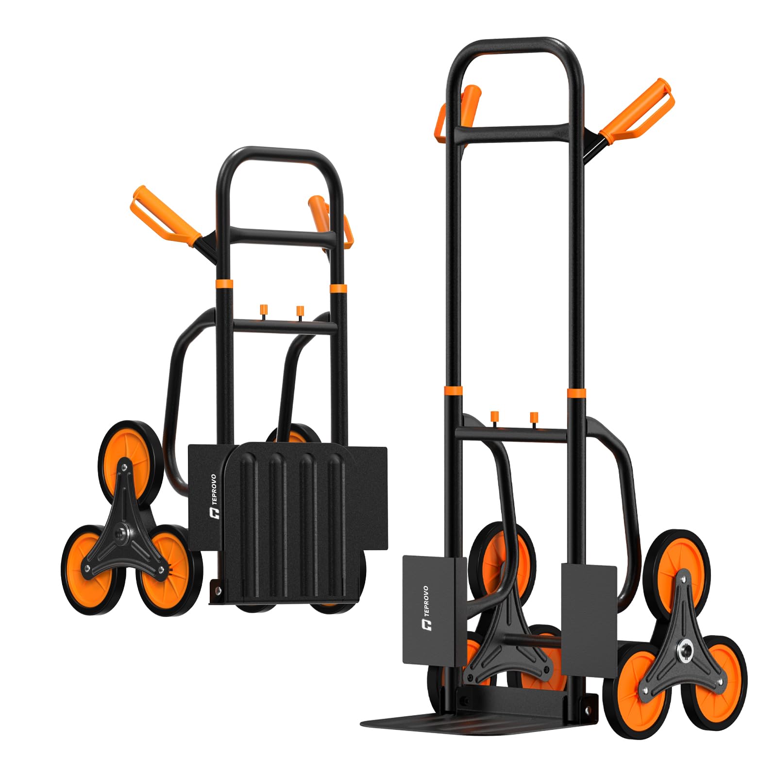 Premium 440LBS Electric Stair Climbing Dolly Hand Truck Folding Cart With Wheels (SAK31825)
