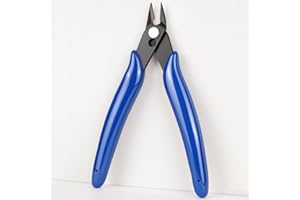 Micro Wire Cutters Pliers, Precision Flush Cutter Tools for Jewelry Making Craft, 5 Inch Small Zip Tie Cutter Nippers for 3d 