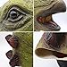 CreepyParty Halloween Costume Party Animal Latex Jurassic Head Mask Dinosaur Stegosaurus
