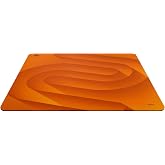 BenQ Zowie H-SR-SE Orange Extra Large Esports Gaming Mouse Pad | 500x500 mm, Humidity Resistance, Consistent and Controlling Glide, High-density Rubber Base, Stitched Edges, Anti-slip Base