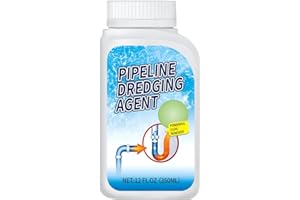 GENERIC Powerful Pipe Dredging Agent - Professional Strength Drain Clog Remover, Fast-Acting Pipeline Dredging Agent for Kitchen Sinks, Bathroom Drains, Tubs & Toilets