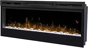 Dimplex 208378 Prism 34' 1250W Chimenea Decorativa optiflama en