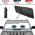 Coricha Windshield Sunshade Umbrella Brella Shade for Car Sun Shade Cover 31 * 57" As Seen on TV UV Block Front Window Heat Insulation Protection (Grey)