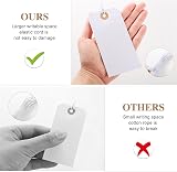 Wenrecu 100pcs 120x60mm White Blank Price Tags with String for Gifts Crafts view 3