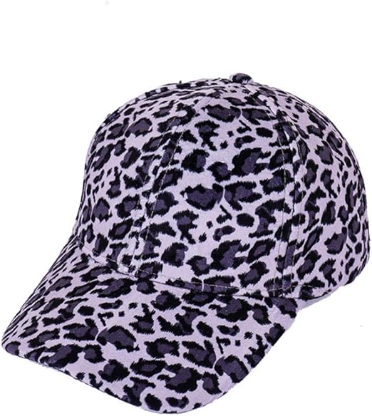 leopard print baseball cap