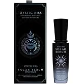 Mystic Kiss Solar Serum Hyaluronic Acid Aloe Vera Facial Serum | Vitamin E Argan Oil Skin Care Face Moisturizer, Pomegranate CoQ10 Skincare Anti Aging Face Cream Treatment