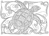 Under the Sea Coloring Greeting Cards for Adults | Birthdays or Thank You Cards | 12 Unique A6 Designs | Envelopes Included