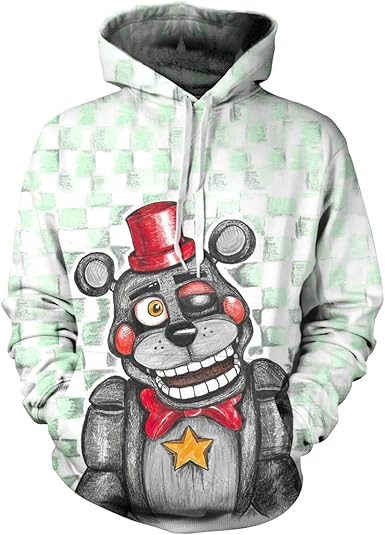 five nights at freddy's zip up hoodie