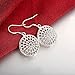 AMBESTEE Women Girls Sliver Plated Fashion Lovely Design Drop Dangle Pendant Earrings Gift (Hollow)