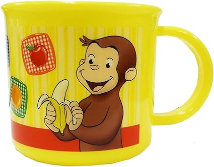 Amazon Co Jp Disney ディズニー 食洗機対応 プラスチック コップ 0ml キュリアスジョージ ホーム キッチン