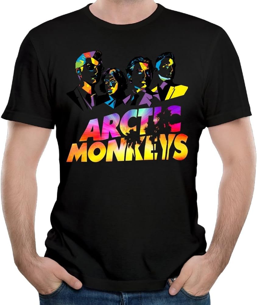 Men ARCTIC MONKEYS Tops Shirt Classic Trendy Youth Boys T Shirt