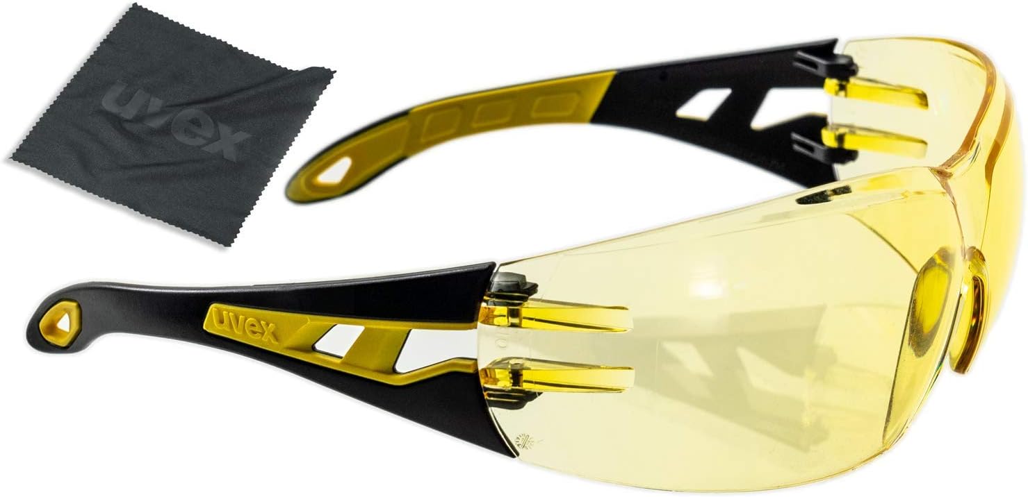 Lunettes De Protection Uvex 9161 - Transparentes UV400, Compatibles Lunettes De Vue, Norme EN166/170