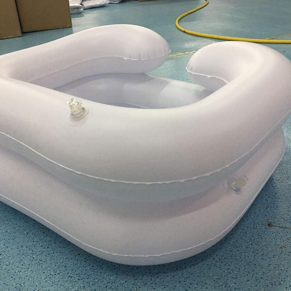 Shampoo Basin,PVC Inflatable Hair Washing Basin Portable Bedside Shower Shampoo and Conditioner Basin, Wash Hair in Bed - for Injured, Elderly, Easily Clean Hair: Health & Personal Care