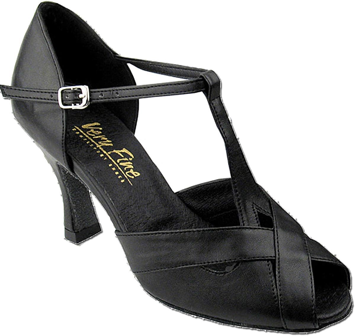 Women's Ballroom Dance Shoes Tango Wedding Salsa Shoes 2703EB Comfortable-Very Fine 3" [Bundle of 5]