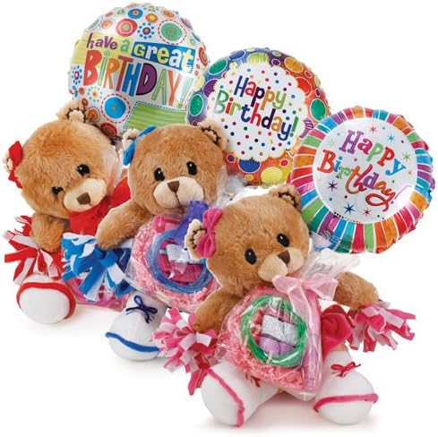 Birthday Cheerleader Bear Ready Go Gift 6pk