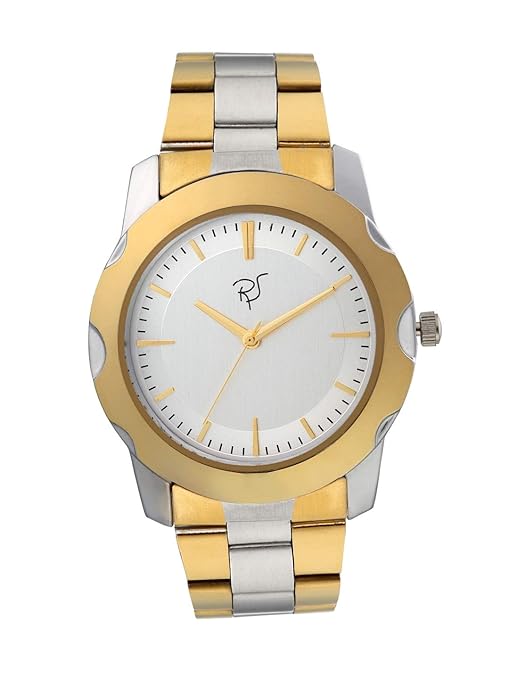 Rico Sordi Mens Gold & Silver Metal Watch