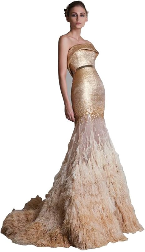 strapless party dress