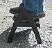Adams Manufacturing 8530-02-3731 Quik-Fold Step Stool, Black