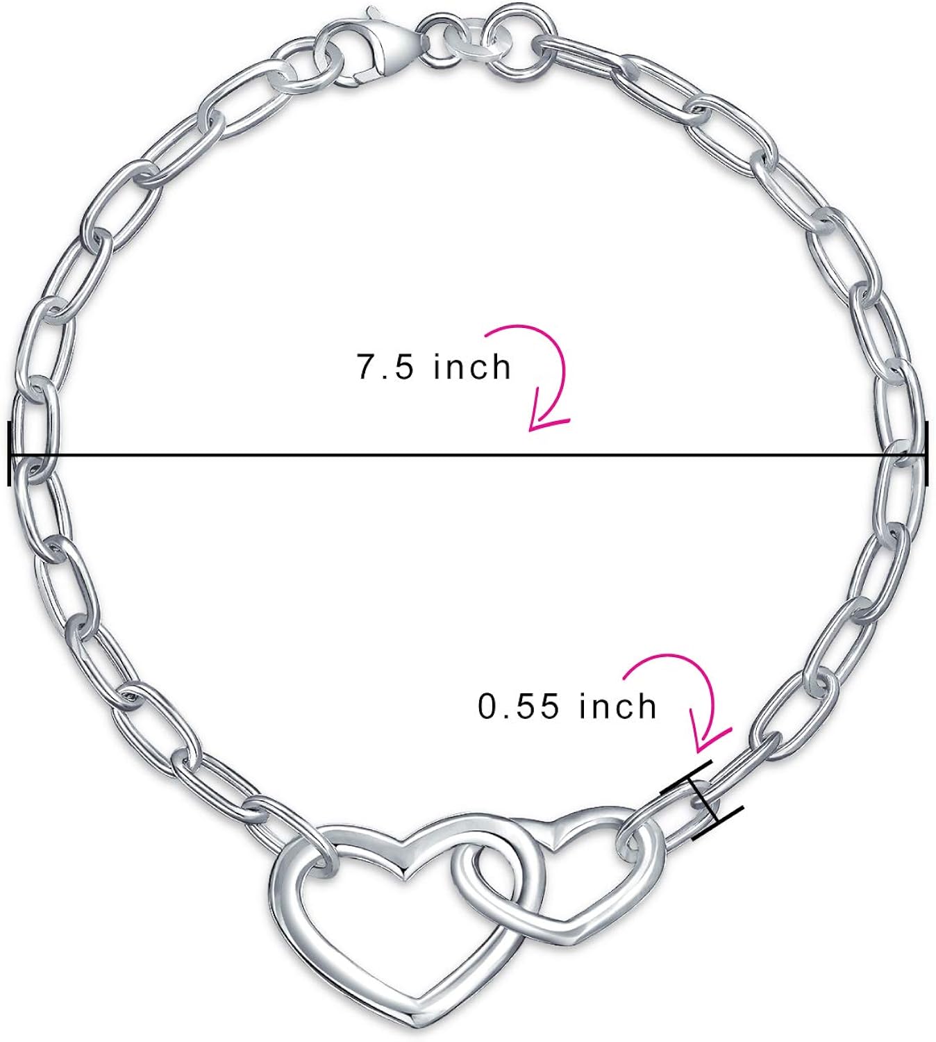 silver bracelet for girlfriend