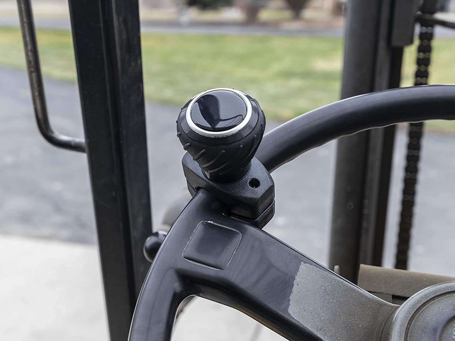 Deluxe Steering Wheel Spinner Knob - Universal Steering Wheel Fit for Cars, Trucks, Tractors, Mowers, Forklifts, etc (TY-1): Automotive