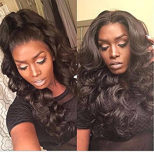Shirley Hair 8A Full Lace Human Hair Wigs Peruvian Virgin Body Wave Lace Front Human Hair Wigs For Black Women 130% Density Front Lace Wigs 16inch