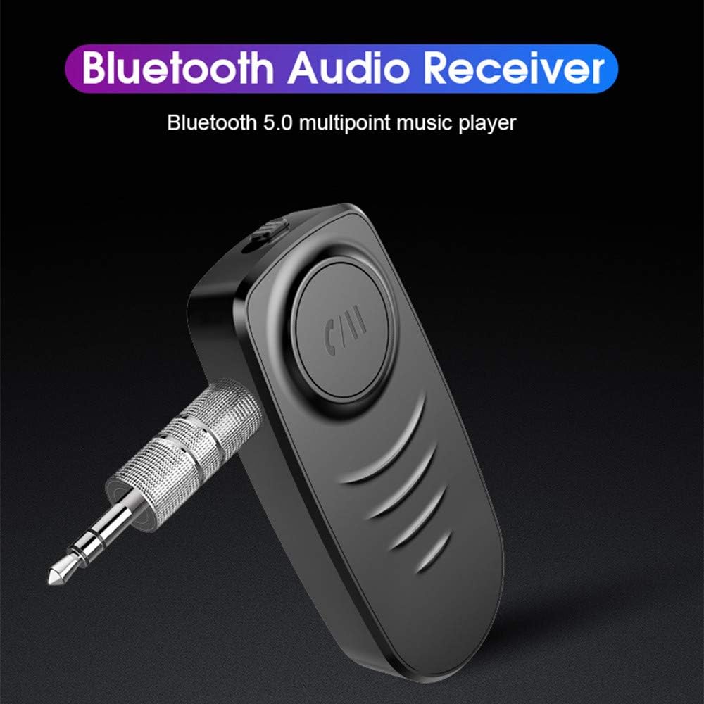 Bluetooth Receiver, Portable Bluetooth Adaptor Car Aux Receiver